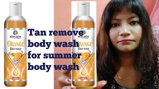 Keya seth orange body wash honest review//for summer special body wash//tan removeAnjali vlog style