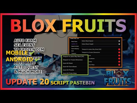 UPDATE 20 ] BLOX FRUIT SCRIPT NO KEY, AUTO FARM SEA EVENT