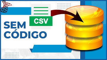 Como importar arquivo CSV para o SQL sem programar nada