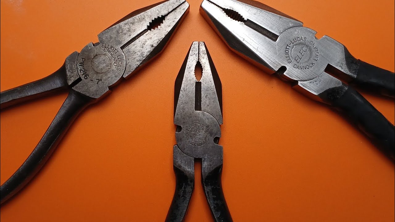 Elliott-Lucas Pliers – Inc. a 1953 British Military set. - YouTube