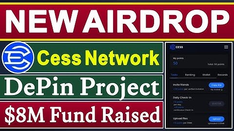 Cess Network New Verified Airdrop | Cess Network $8M Fund Raised | Rizwan Blouch