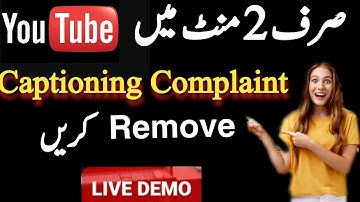 You Tube Closed Captioning Complaint | Caption Certification |  Caption or Subtitle Settings