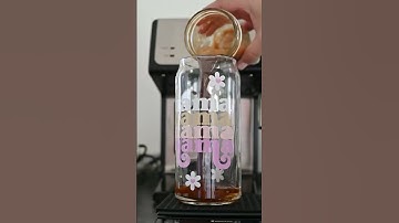 Spiced apple shaken espresso #asmr #easyrecipe #coffee #drink #coffeerecipe #icedcoffee #latte
