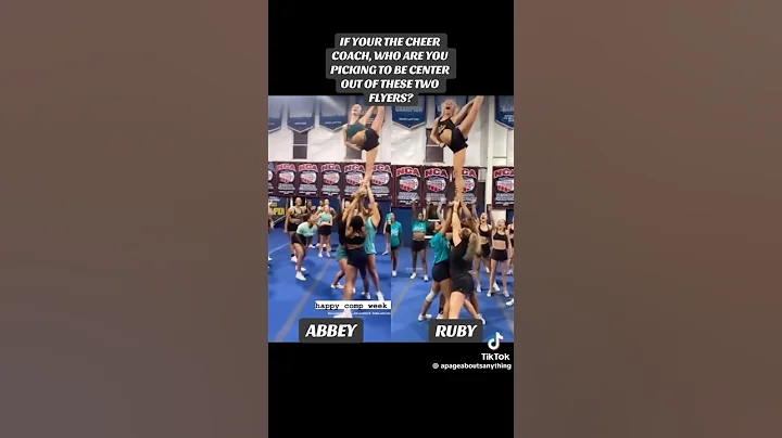 COMMENT WHO YOU WOULD PICK AND WHY!!🩵🩵 #seniorelite #cheerleading