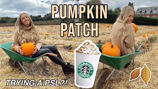 Pumpkin Patch & Trying a Pumpkin Spice Latte | Autumn VLOG
