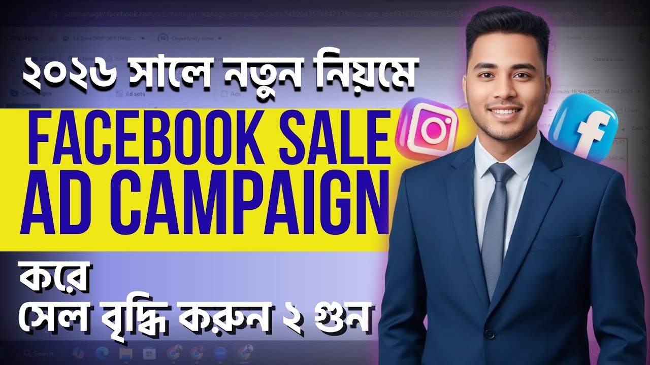 How to setup Facebook Sales Ads Campaign Tutorial 2026 | Facebook Ads ...
