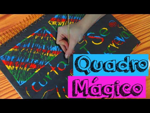 CADERNO MAGICO - VOLTA AS AULAS - Faça você mesmo!