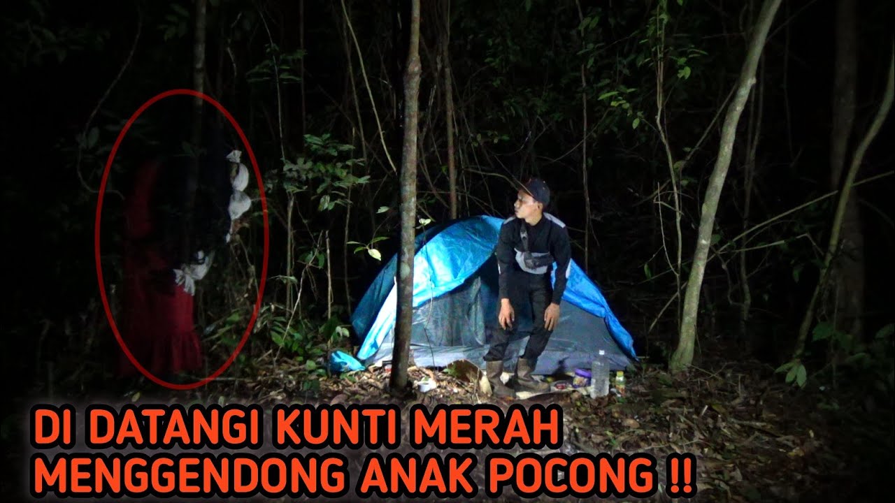 HOROR‼️TEROR KUNTI MERAH+ ANAK POCONG JAM 1 MALAM !!