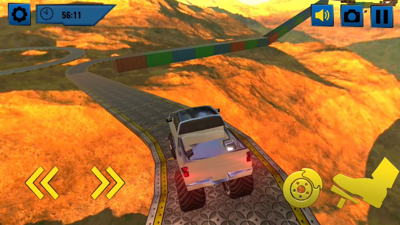 Monster Truck Impossible Tracks Challenge Game
