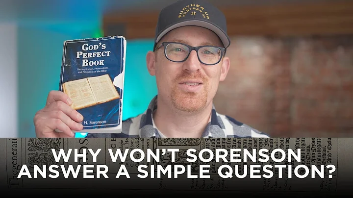 Why Won't David Sorenson Answer a Simple Question?