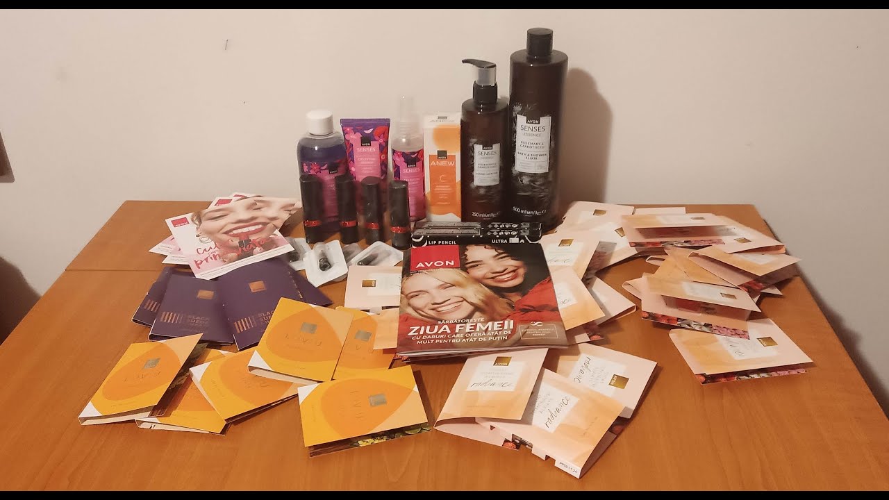 Mini brosura AVON februarie 2025 + Unboxing C1 AVON 2025!!!