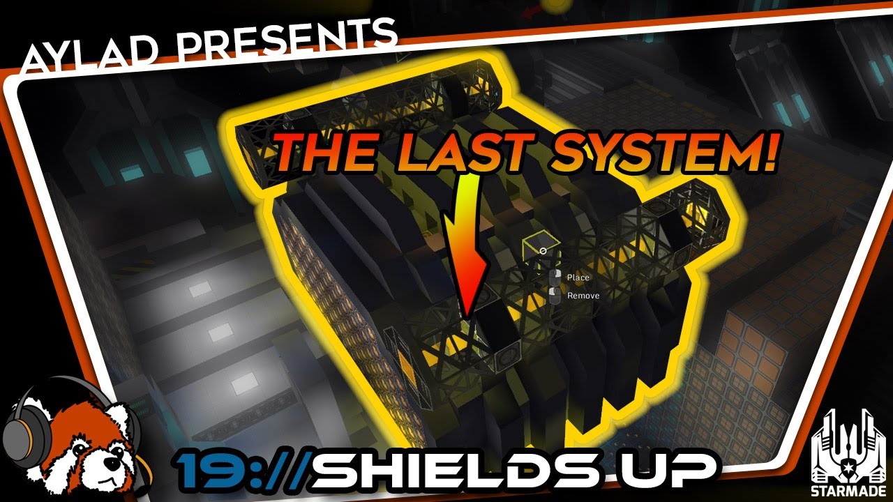 (Starmade SURVIVAL) Enough shields? Maybe not... but the ship is DONE! Almost. 