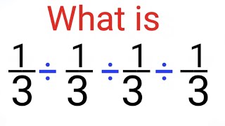 The answer is NOT 1 | Test your Math! #math #trending #division #divide #explore