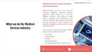 Details Medical Devices Quality Systems and Certifications ISO 13485 #ISO13485 #MedicalDevices #QMS Guide