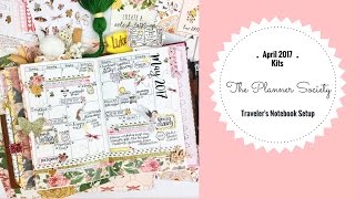 The Planner Society | Traveler&#39;s Notebook Setup | SunnyLeah Planner