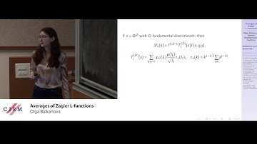 Olga Balkanova: Averages of Zagier L-functions