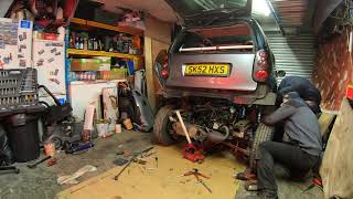 Brabus Smart Engine Swap Timelapse