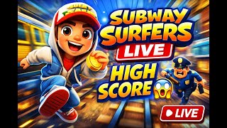 Subway Surfers LIVE 😱 Non-Stop City Run | Beat My High Score!