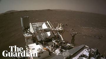 Listen to the first sounds recorded on Mars