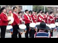 Desfile Banda de guerra e instrumental Colegio Nuestra señora de pompeya 14/09/2012