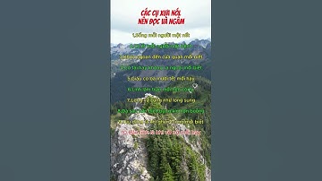 Các cụ xưa nói đúng và thấm,đọc và ngẫm #caunoihay #trietlysong #danhngon