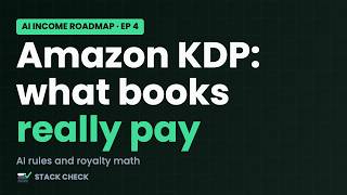 Amazon KDP AI Roadmap: What Books Really Pay ($1,000 to $10,000)