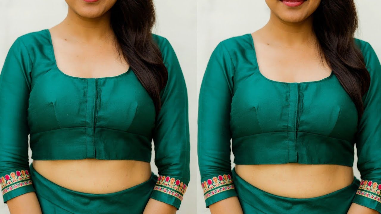 Katori Cut Blouse Easy Cutting And Stitching || Katori Blouse Cutting Stitching Karne ka Aasan Trika