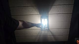 Large Dusk to Dawn Outdoor Wall Light