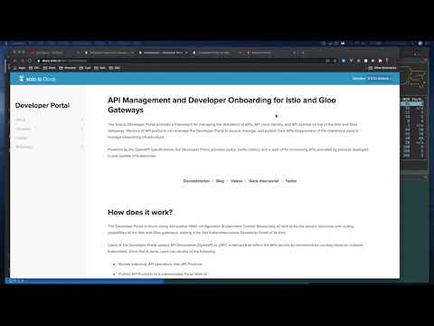 Using the Developer Portal to Enable External Auth for Istio