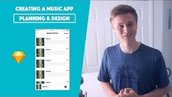 Creating a Music App! (Pt. 1 | Planning & Design w/ Sketch)  - Durasi: 16:10. 