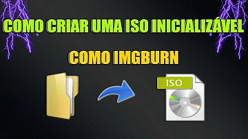 Como criar uma imagem ISO inicializável?