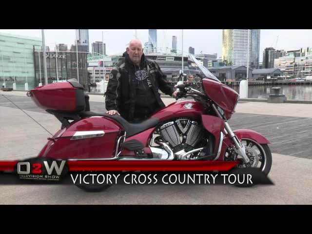 victory cross country windshield bag