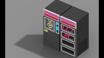 ServerTycoon (2016) - DEC PDP-11 voxel modelling