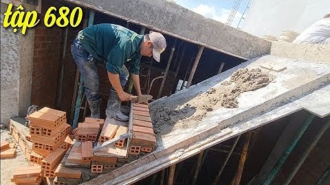 quá trình xây bật cầu thang construction of stairs #680