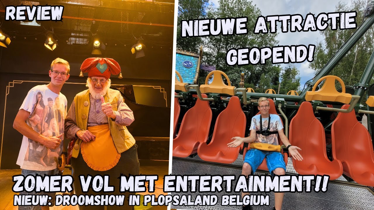 Zomer In Plopsaland! | NIEUW - Wickie's Wervelwind - Plopsa Droomshow & Slapen In Het Plopsa Hotel!🏨