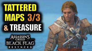 All Tattered Map Pieces & Florida Treasure Location | Assassin's Creed Black Flag Resynced