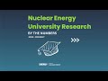 Nuclear rd university research  by the numbers