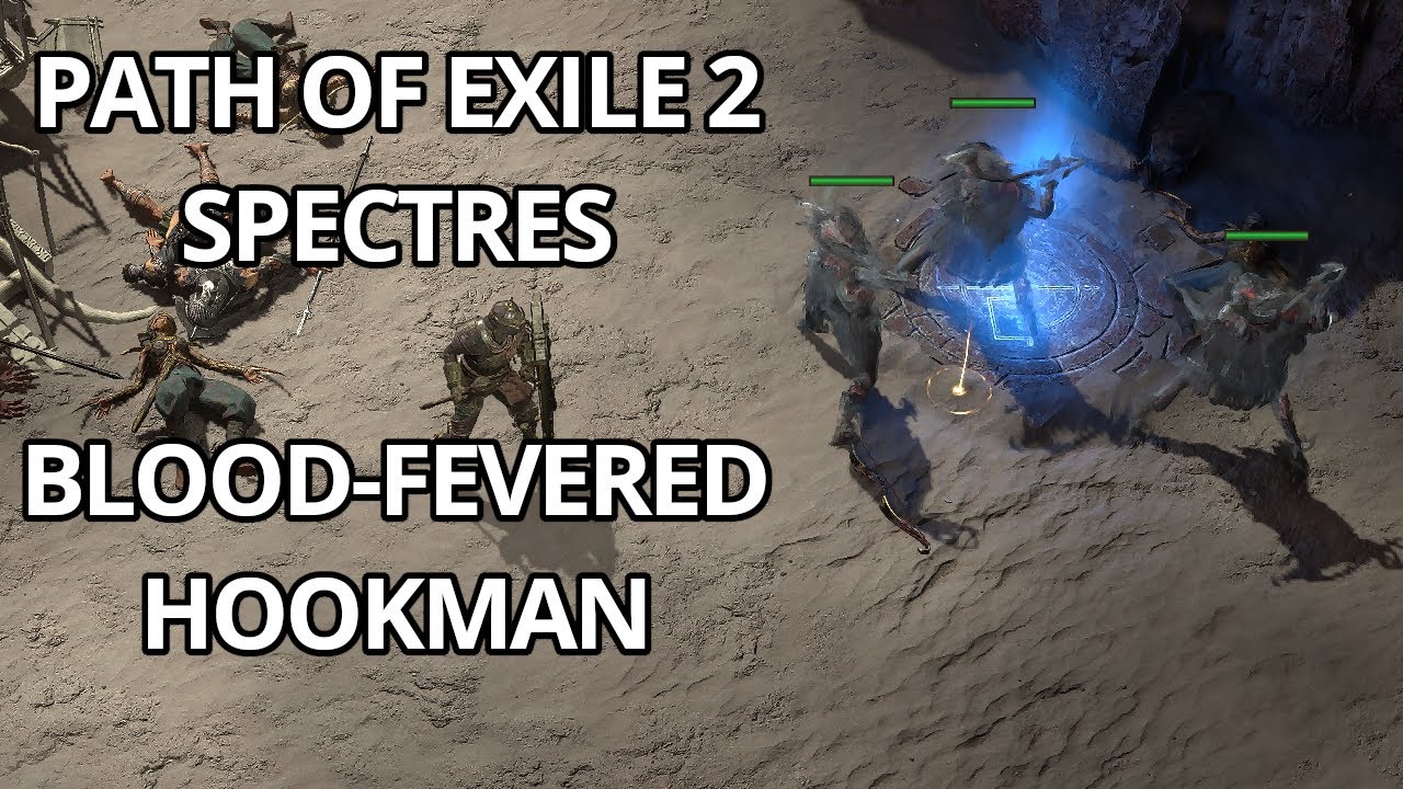 Path Of Exile 2 Spectres 0.3.0c Act4 - Blood-fevered Hookman - melee & ranged attacker