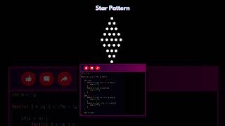 Star Pattern in C++ | Diamond Pattern in CPP | C++ Series Part : 08 | #cpp #coding #ai #reactjs