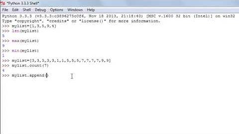 Python Programming Tutorial   27  List Functions Part 1