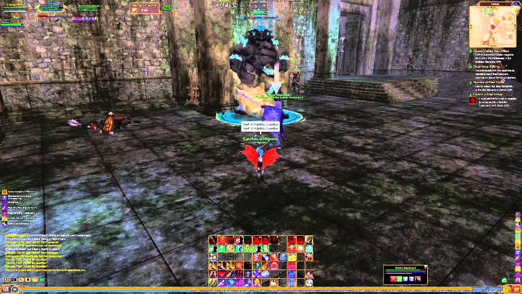 Everquest 2 - Fighting A Sebilite Guardian (84^^^ Golem) - gives AA xp
