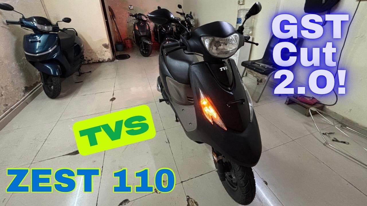 TVS Zest 110 New Style🙂 Scooter | Zest 110 Price GST Cut Benefit 🔥