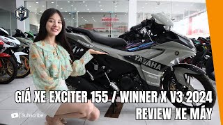 Giá bán xe Winner x v3 2024 / Giá xe Exciter 155 hôm nay | Review Xe Máy
