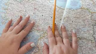 ASMR ~ Aksaray, Türkiye History & Geography ~ Soft Spoken Map Tracing Google Earth screenshot 2