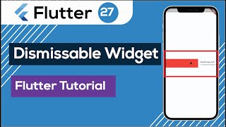 27. Flutter Dismissable | flutter bangla tutorial | Dismissable Widget screenshot 4
