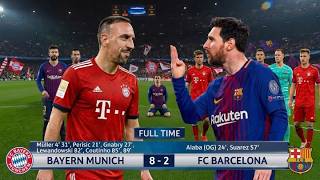 The Darkest Hour in Barcelona's History || Barcelona Vs bayern 2-8 highlights