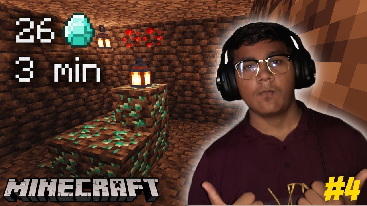 I found 26 diamonds in 3 minutes in Minecraft ll Hindi Survival ...