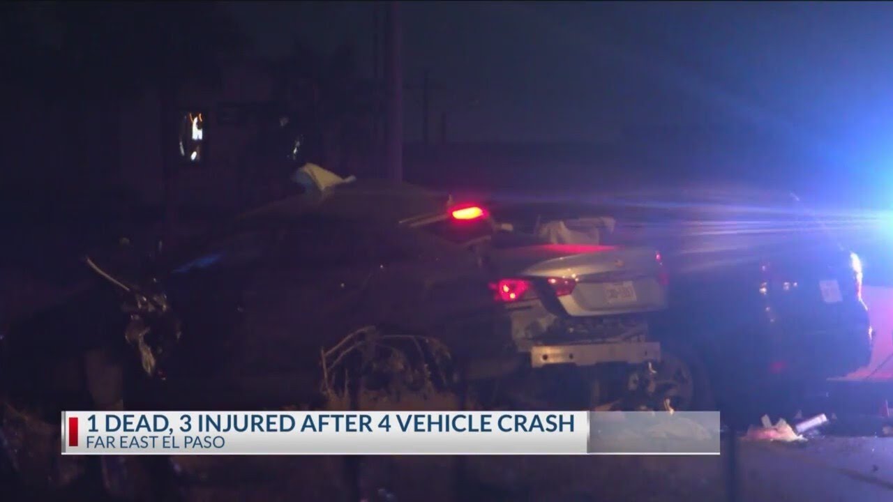 1 dead, 3 injured after crash in far East El Paso - YouTube