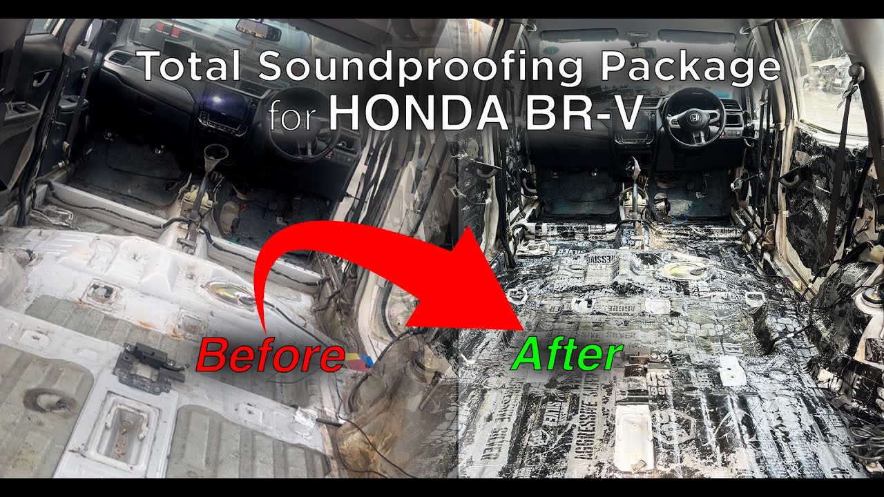 Total Soundproofing Package for Honda BR-V | Full Car Damping | Damping Car Doors | RS Cars Nagpur