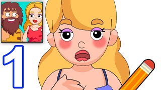 Puzzle Draw - Draw One Part Free Game - Gameplay Walkthrough Part 1 (iOS, Android) screenshot 2
